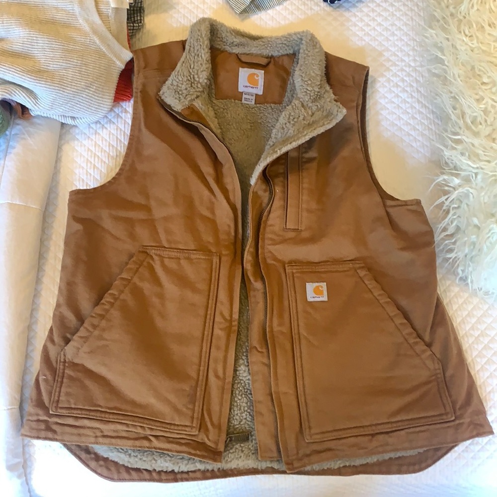 Medium Light Brown Carhartt Vest